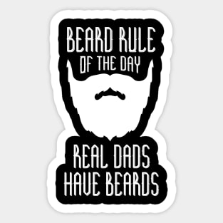 Proud Bearded Men Barber Apparel For Beard Lover Sticker